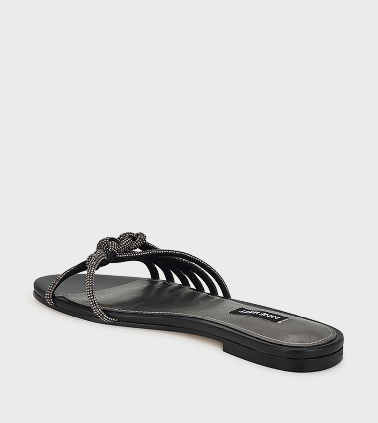 LUXURY Embellished Flat Sandals