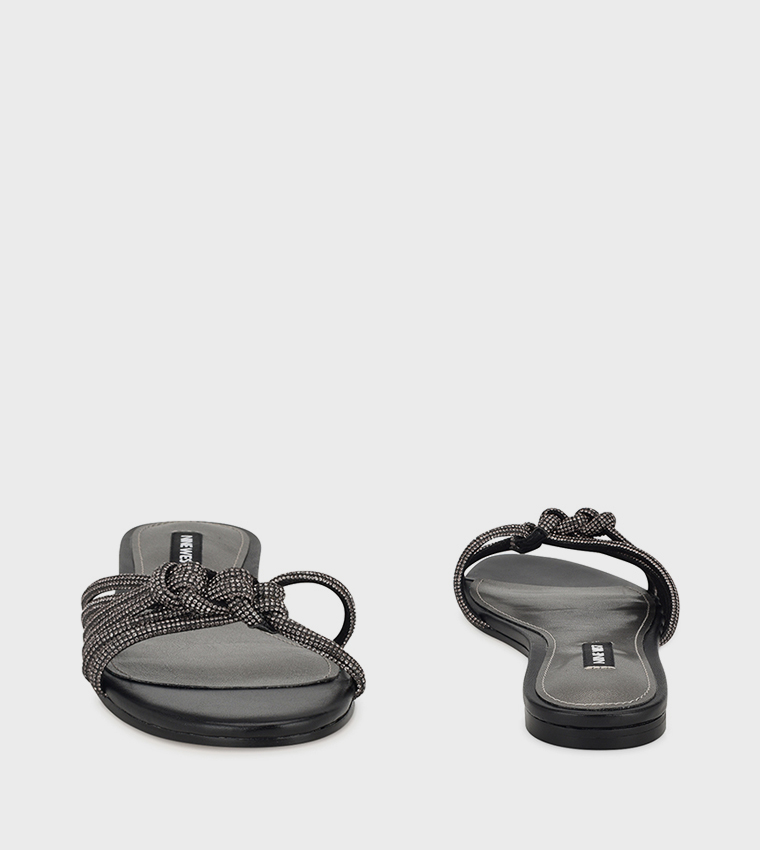 LUXURY Embellished Flat Sandals