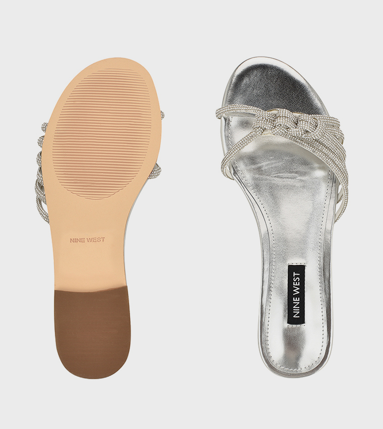 LUXURY Embellished Flat Sandals
