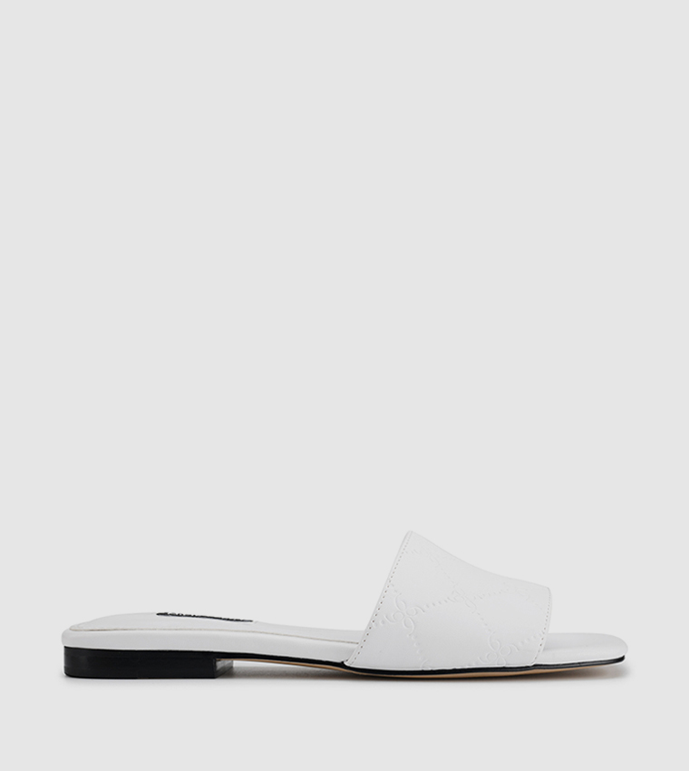 Nine west white hot sale sandals