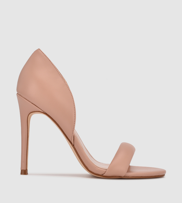 Buy Nine West MISTERY Round Toe Stiletto Heels In Beige