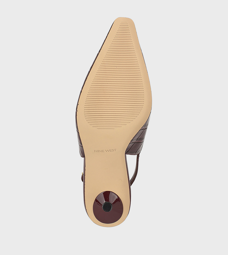 ORLANDA Textured Slingback Pumps