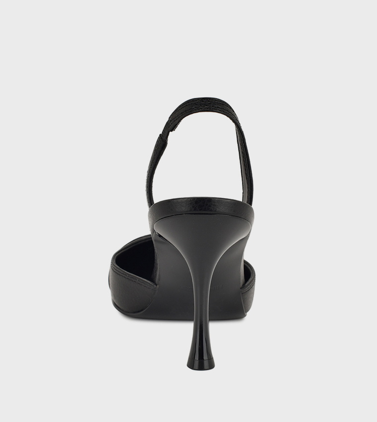 PATSIE Buckle Detail Slingback Pumps