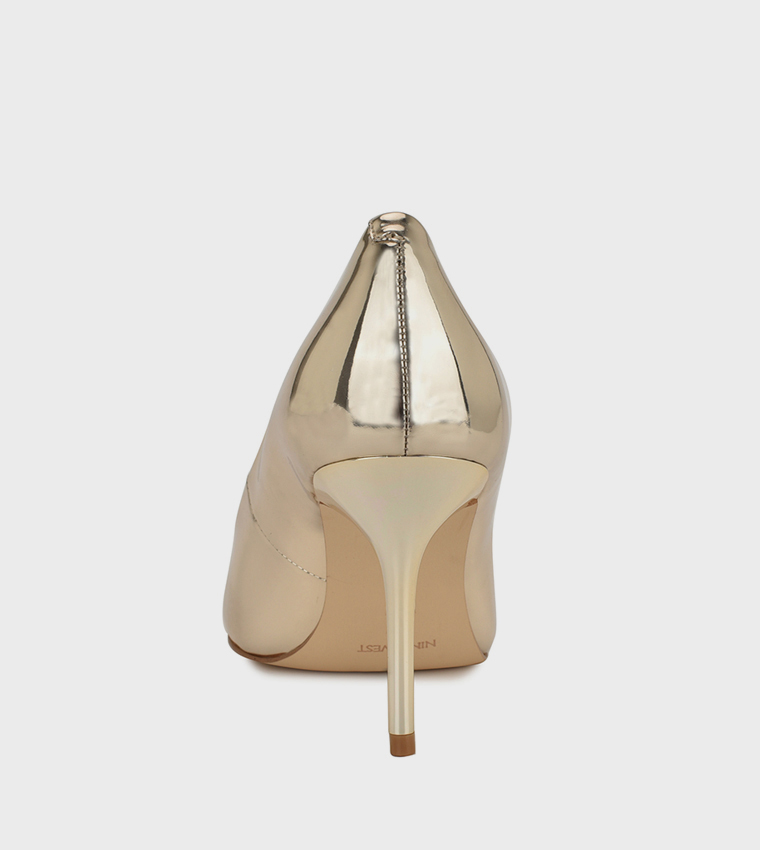 PRINCESA Metallic Pointed Toe Pumps