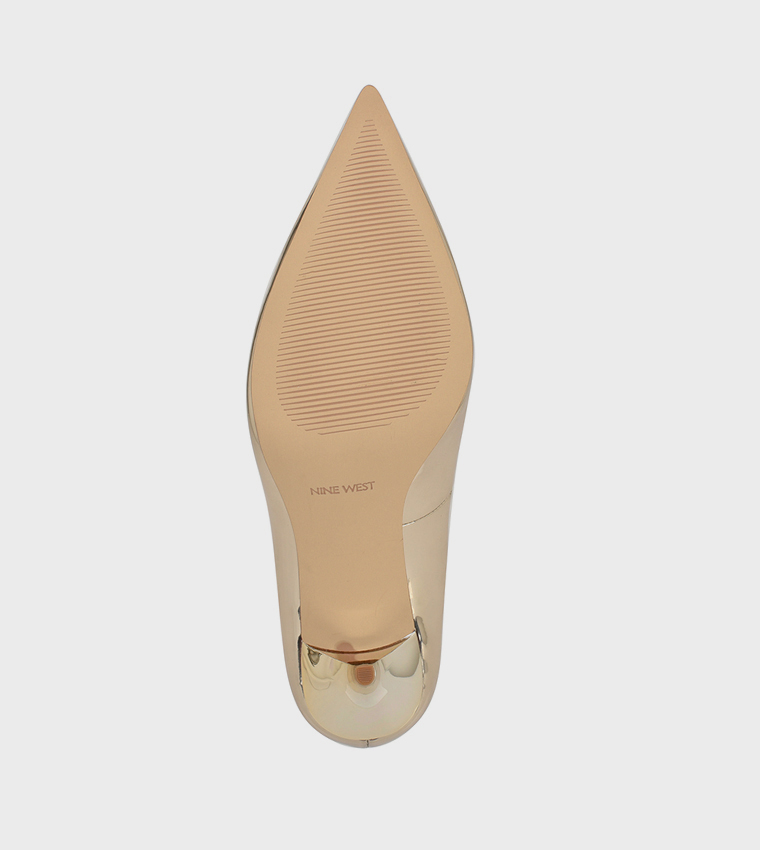 PRINCESA Metallic Pointed Toe Pumps