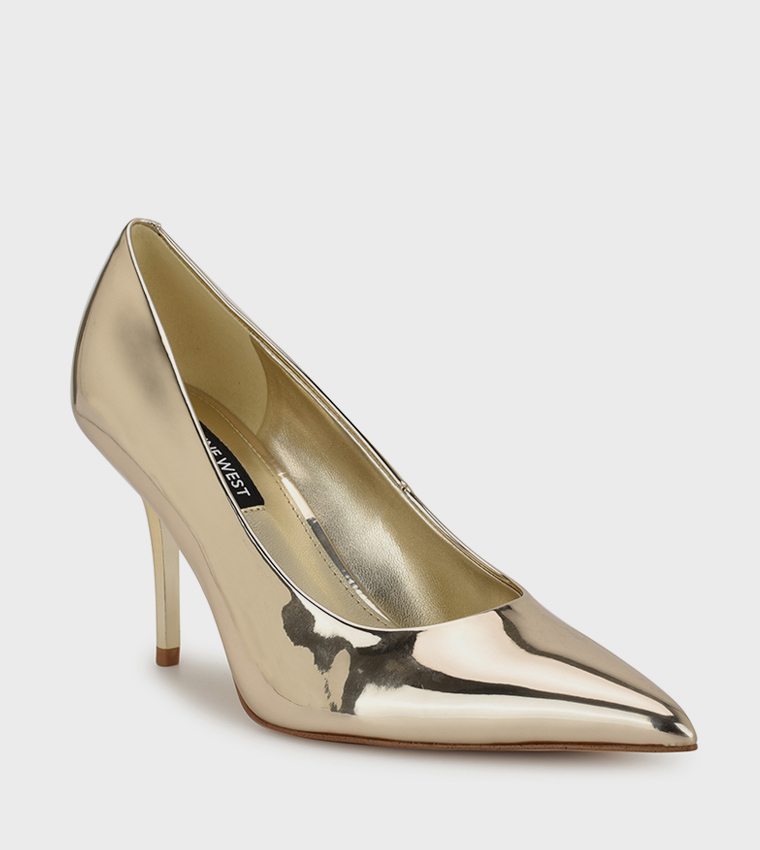 PRINCESA Metallic Pointed Toe Pumps