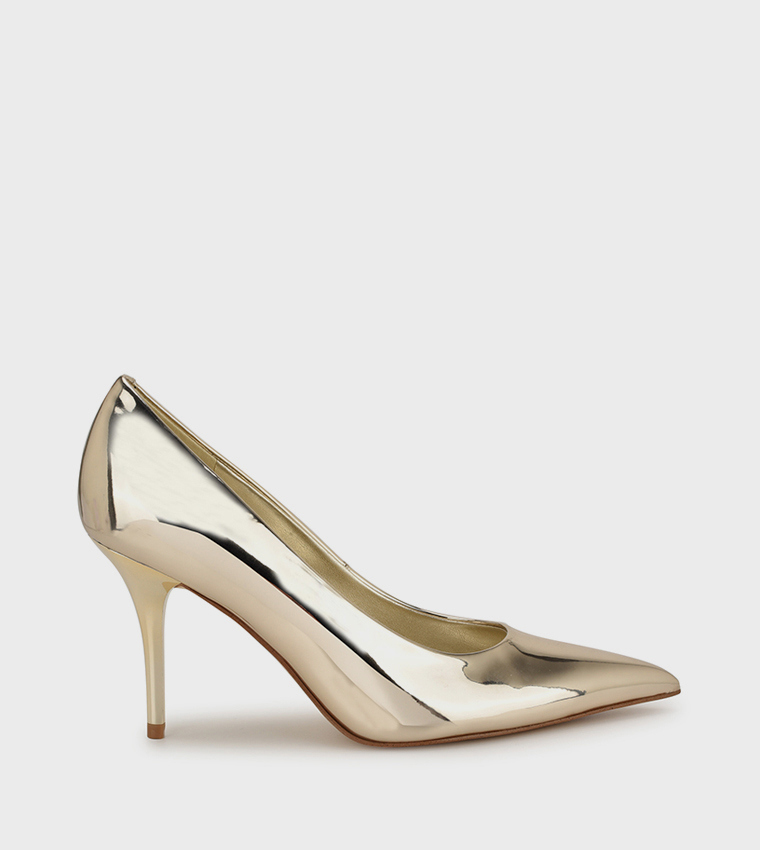 PRINCESA Metallic Pointed Toe Pumps