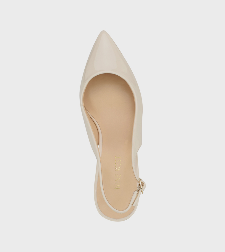 PRIZA Block Heel Slingback Pumps