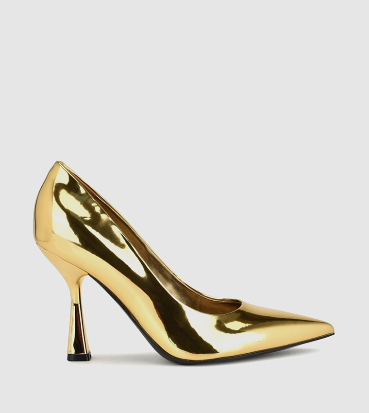 RAVENS Solid Pointed Toe Heel Pumps