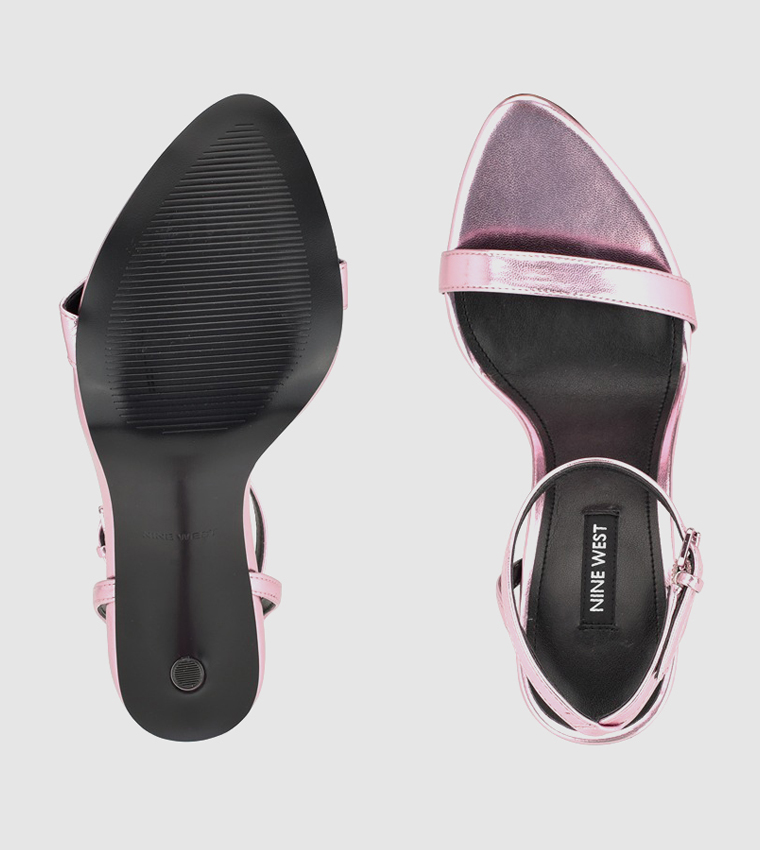 REINA-FW Open Toe Ankle Strap Heel Sandals