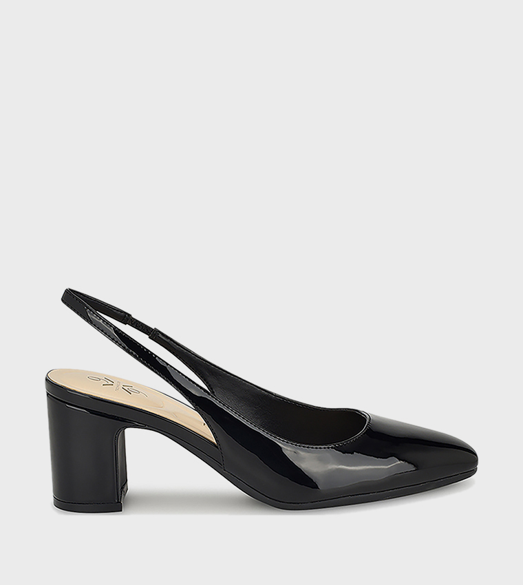 SINEAD Glossy Slingback Pumps