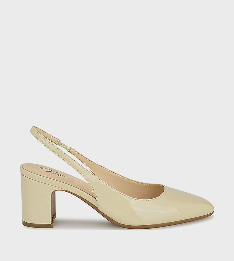 SINEAD Glossy Slingback Pumps
