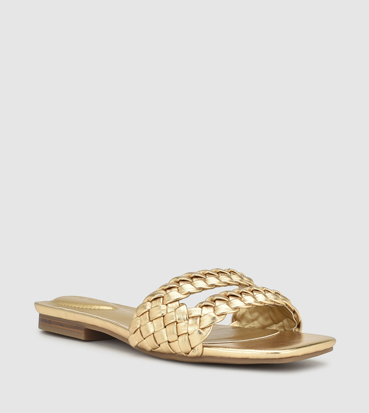 ⚡️ ASOS Francis Leather Woven Flat Sandals Rose Gold Shoes Women UK 6 NEW  ⚡️ | eBay