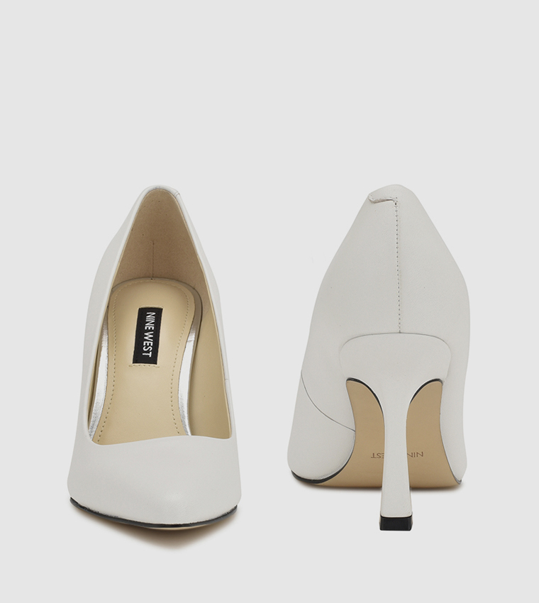 Nine west white pumps online