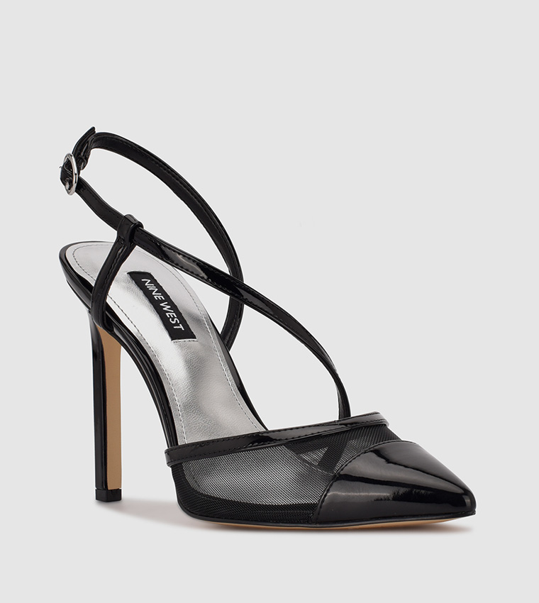 Buy Nine West Timie3 Pointed Toe Stiletto Heeled Sandals In Black 6thStreet Qatar