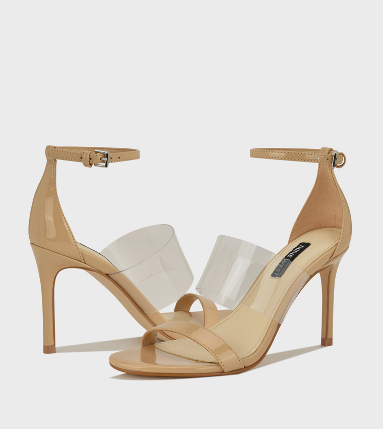 VALLIE Ankle Strap Stiletto Heel Sandals