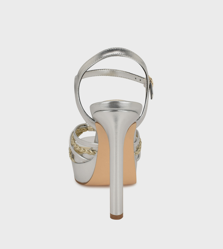 WASER Ankle Strap Heel Sandals
