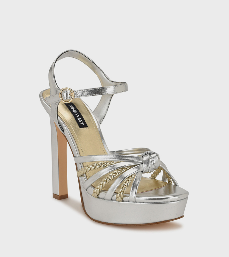 WASER Ankle Strap Heel Sandals
