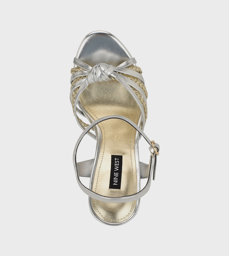 WASER Ankle Strap Heel Sandals