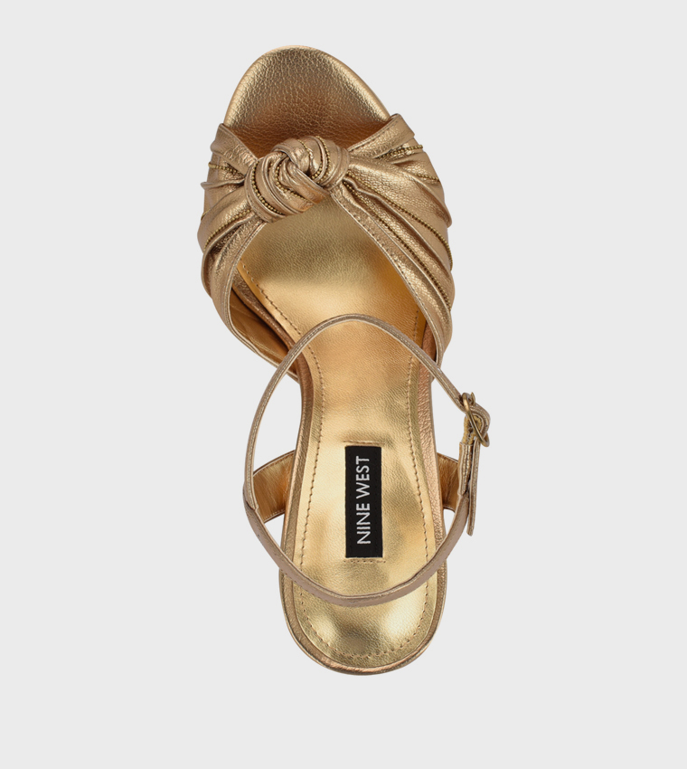 WINNE Ankle Strap Platform Heel Sandals