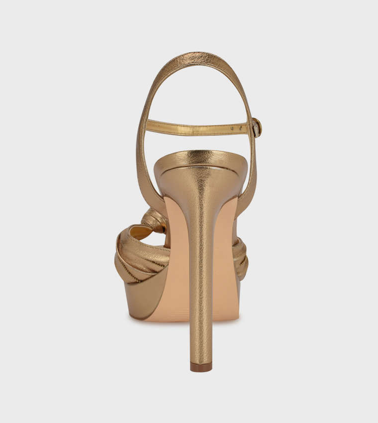 WINNE Ankle Strap Platform Heel Sandals