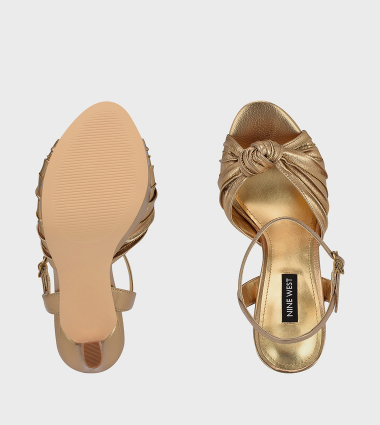 WINNE Ankle Strap Platform Heel Sandals
