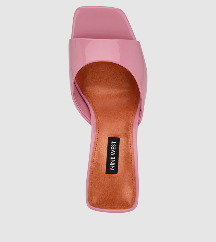 Buy Nine West Open Toe Chunky Heeled Sandals In Pink 6thStreet UAE