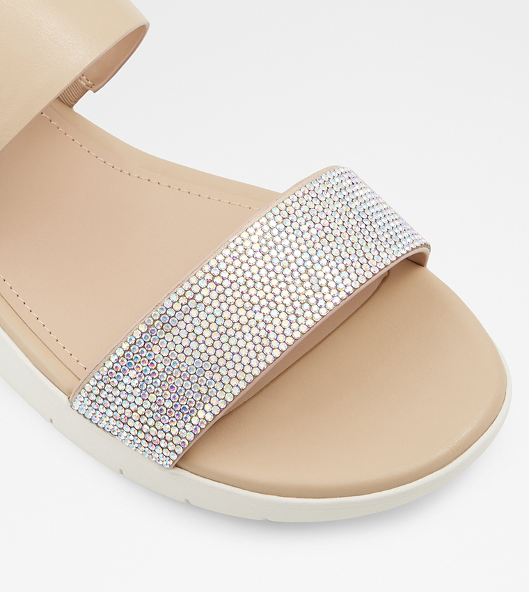 Buy Aldo Woema Flat Sandals In White | 6thStreet UAE