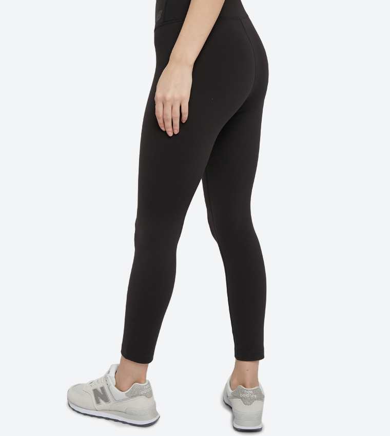 Buy New Balance High Rise Transform Crop 2.0 Leggings Black In Black