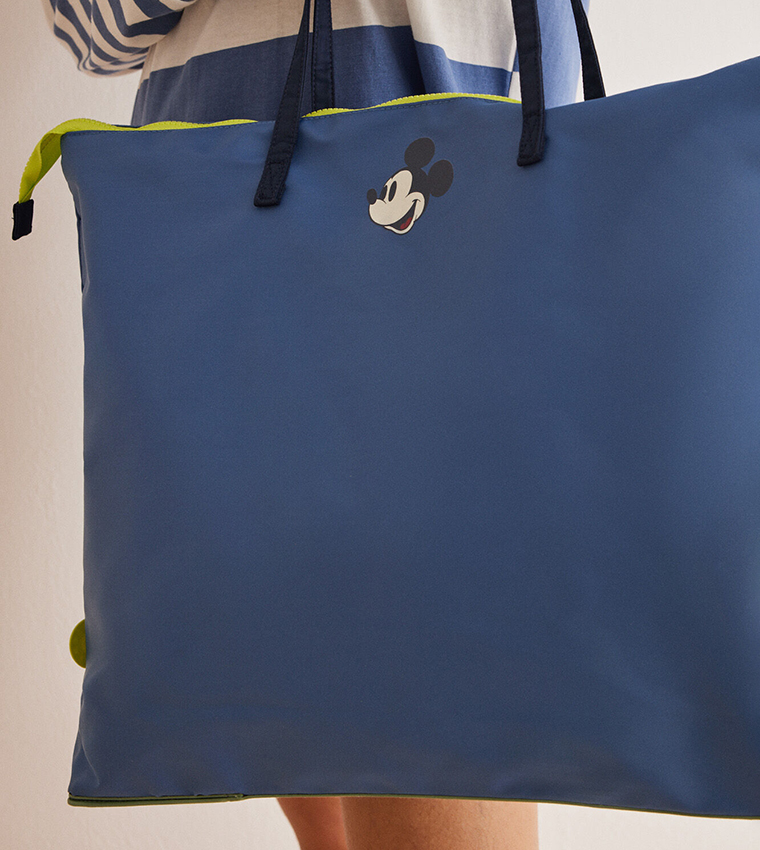 Mickey Mouse Printed Tote Bag