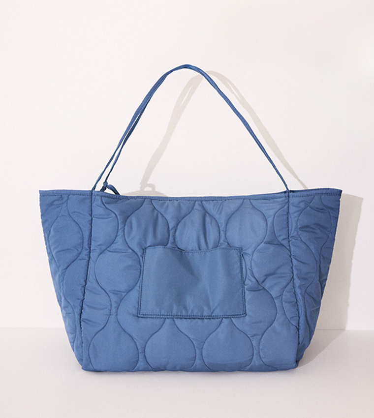 Quilted Reversible Shoulder Bag