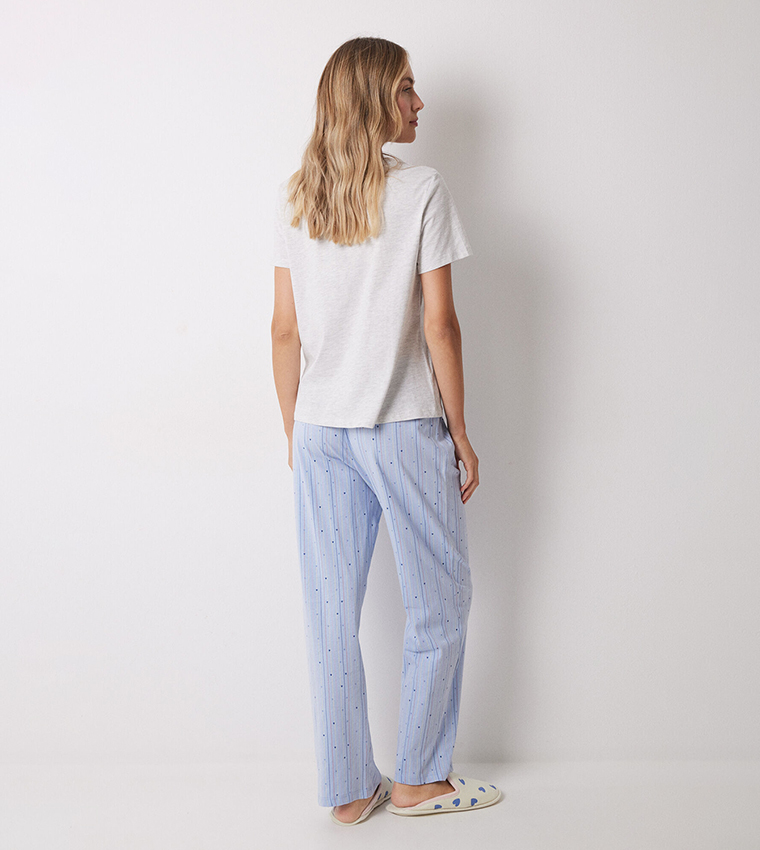 Printed Short Sleeves Pyjama Set
