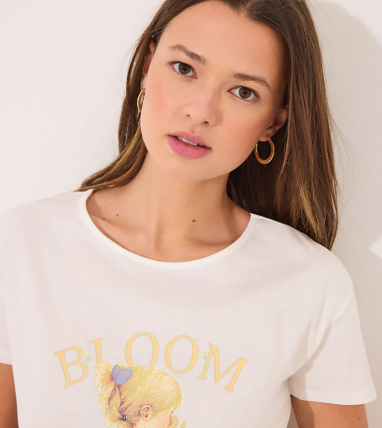 Holly Hobbie Printed Cotton Shorty Pyjama Set