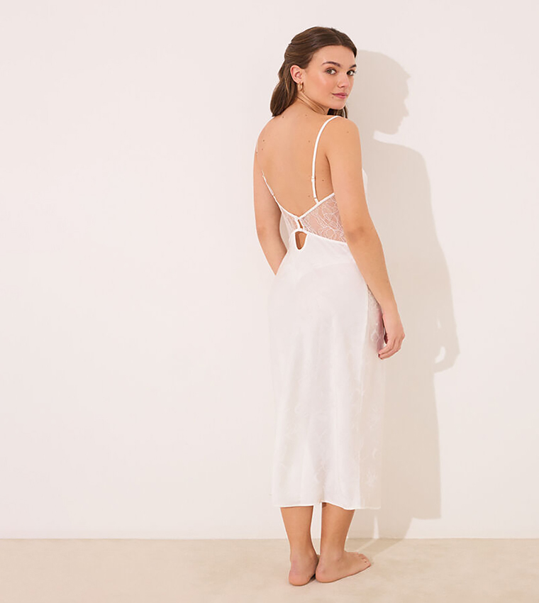 Lace Strappy Midi Nightdress