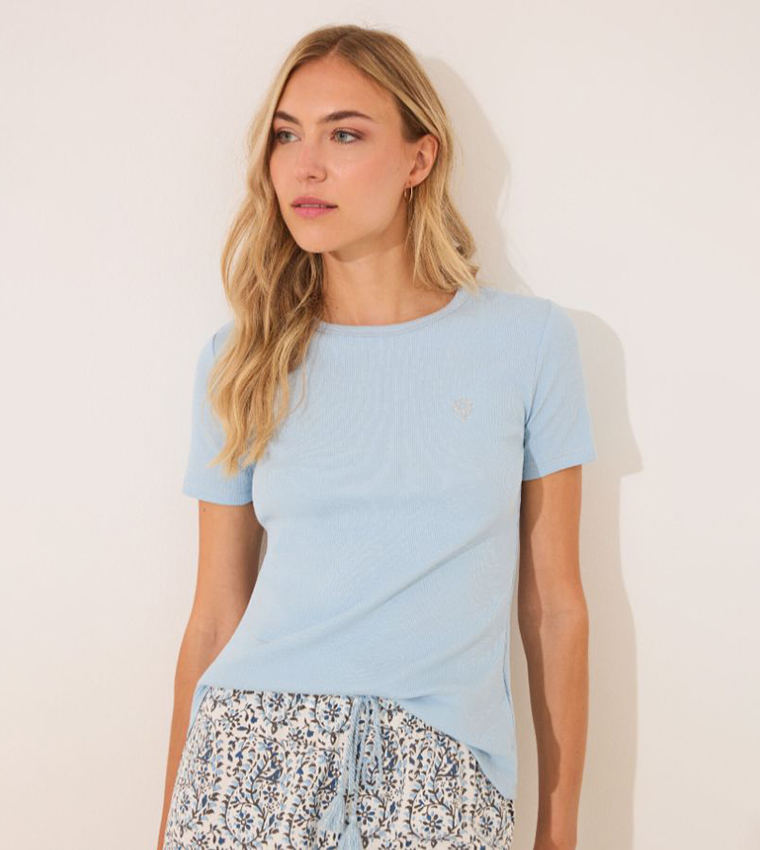 Paisley Cotton Capri Pyjama Set