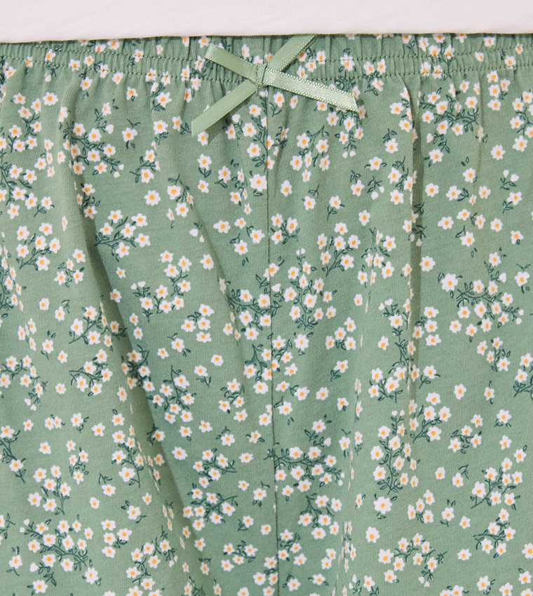 Printed Shorty Pyjama Set