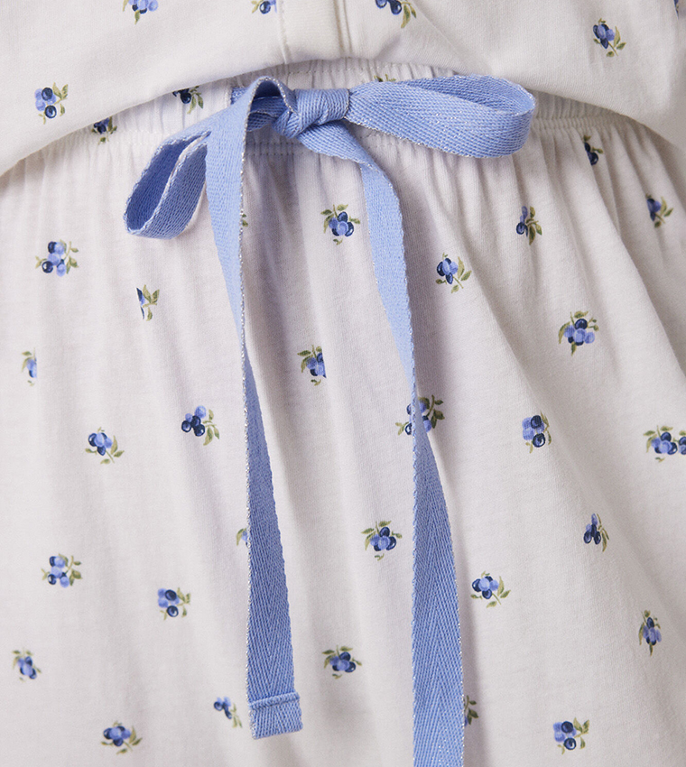 Printed Long Sleeves Pyjama Set