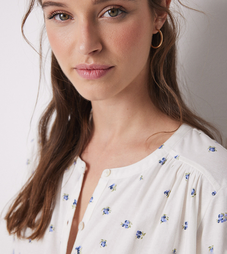 Printed Long Sleeves Pyjama Set