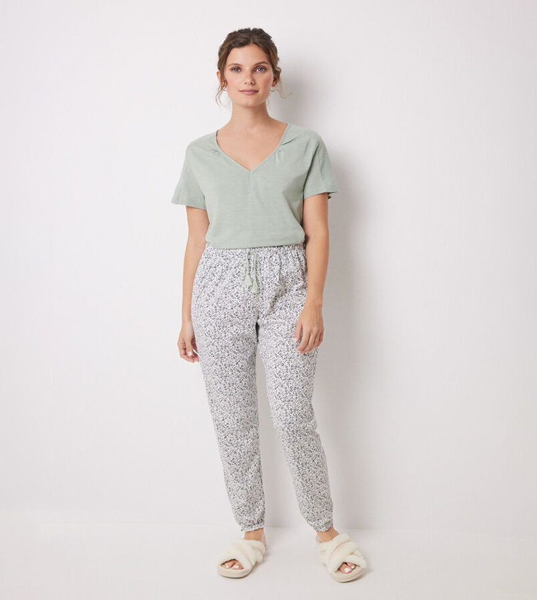 Floral Printed Pyjama Pants