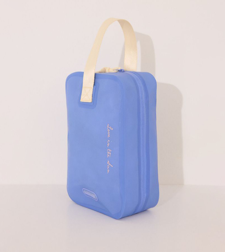 Water-Resistant Vanity Case With Side Handle - Medium