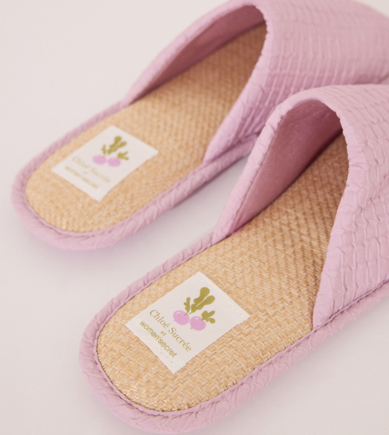 Textured Bedroom Slippers