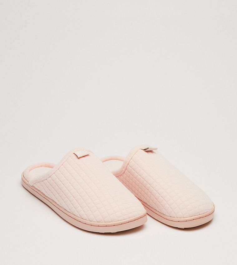 Buy Women secret Closed Toe Slippers In Pink 6thStreet UAE