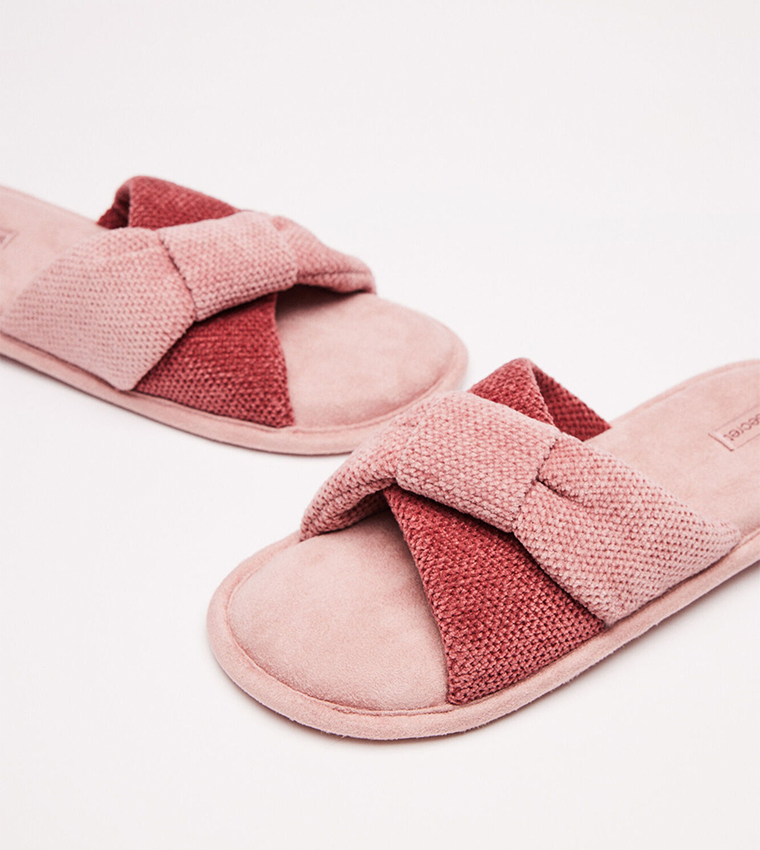 Women's crossover online slippers