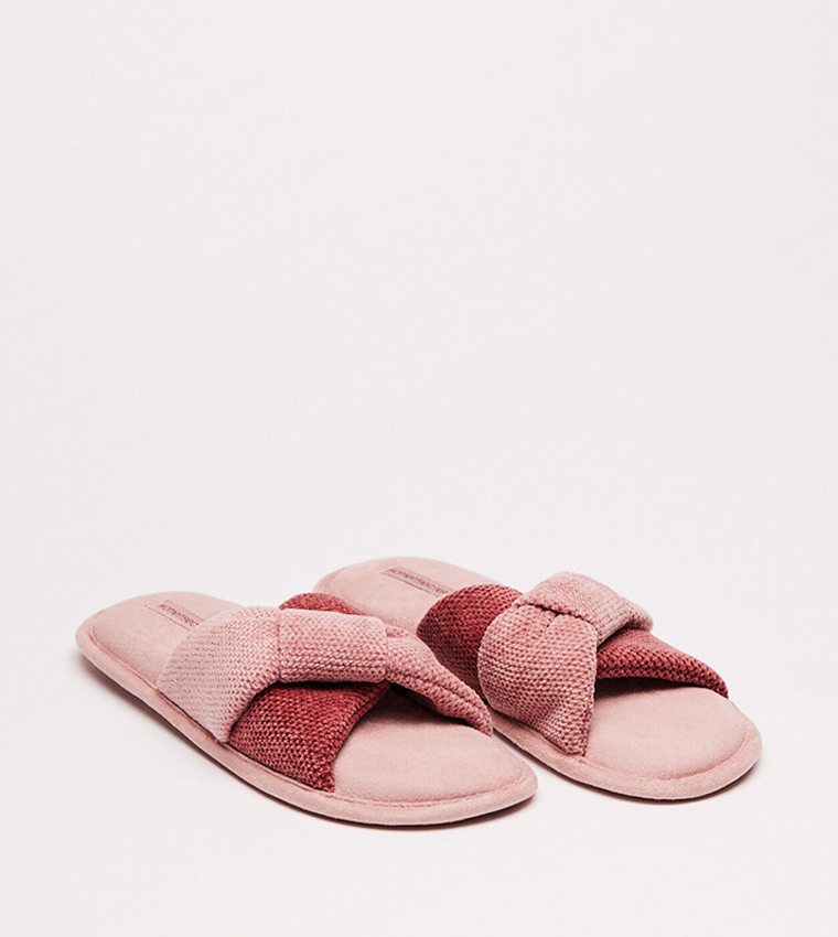 Nine west chenille online slippers