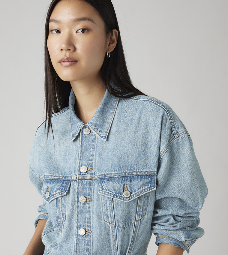 Baggy Fit Denim Jumpsuit