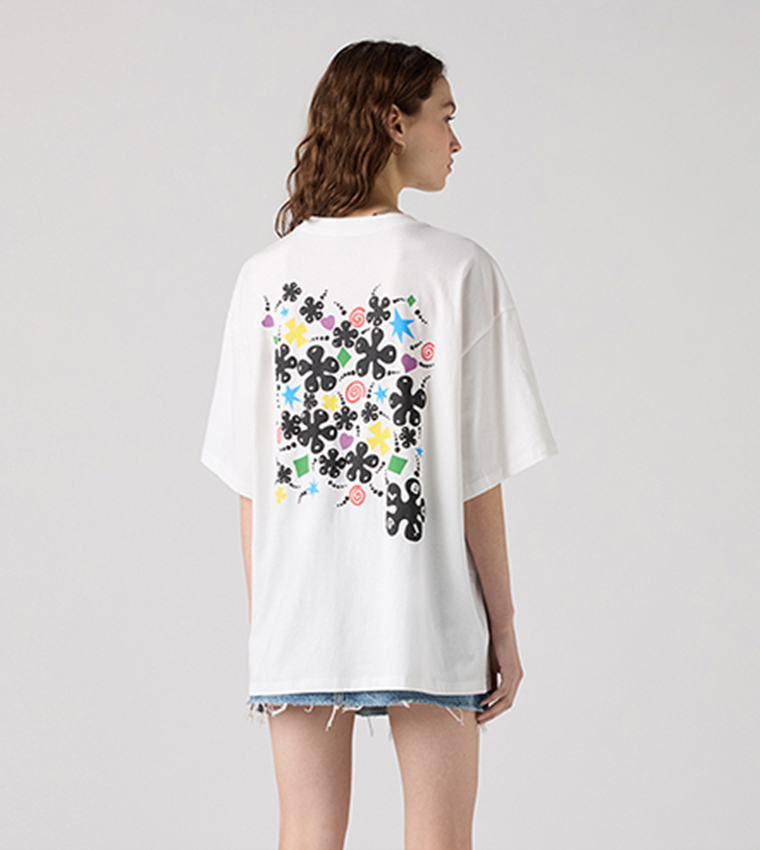 Printed Short Sleeves Oversized T-Shirt