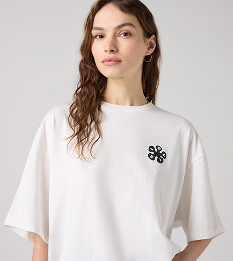 Printed Short Sleeves Oversized T-Shirt