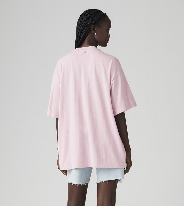 Printed Short Sleeves Oversized T-Shirt