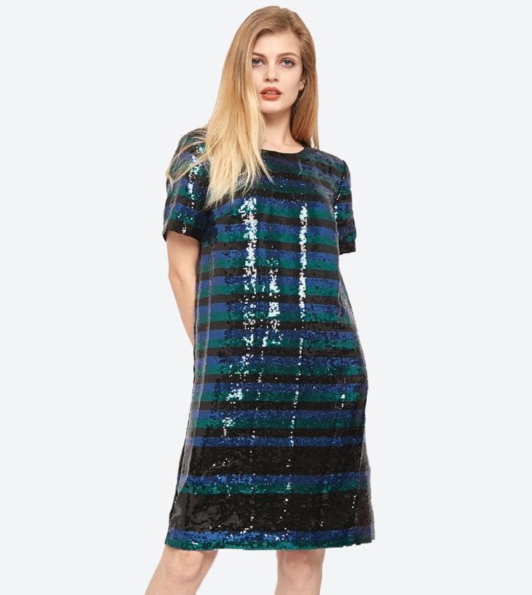 Tommy hilfiger sequin dress cheap