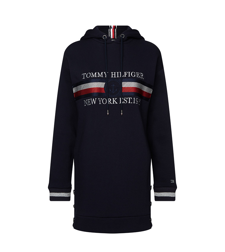 Tommy icons fleece dress 2025
